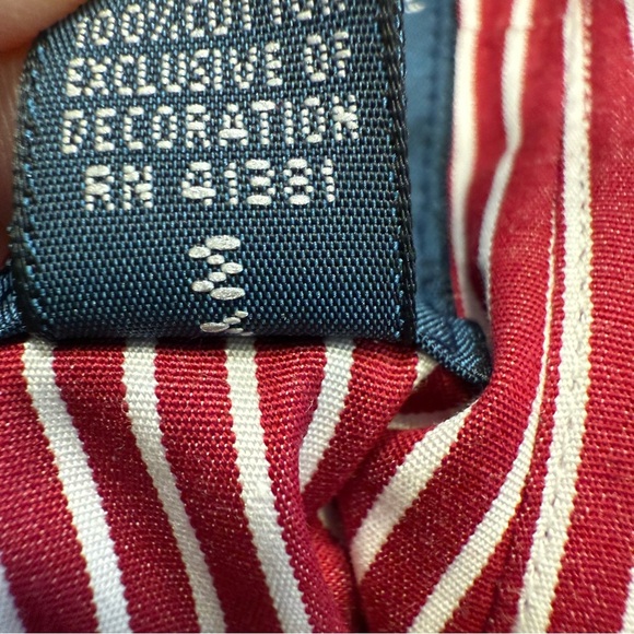 Polo Ralph Lauren Men’s Button Down Shirt Red & White Striped Sz L NWT - Picture 10 of 10